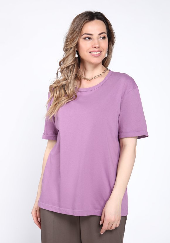 Футболка базовая однотонная шир.  580, рис. 35