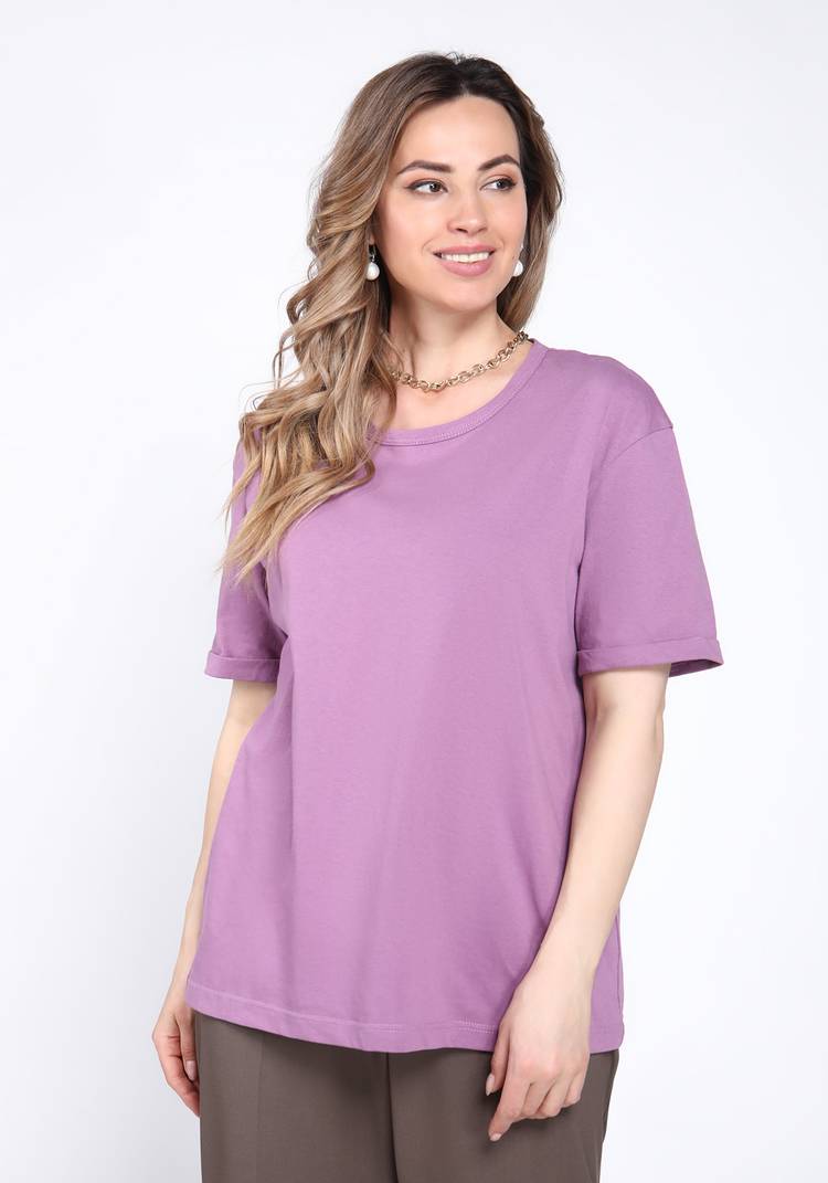 Футболка базовая однотонная шир.  750, рис. 35