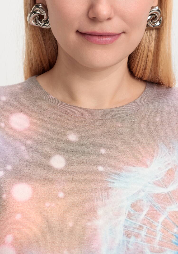 Джемпер Цветочная симфония шир.  750, рис. 15