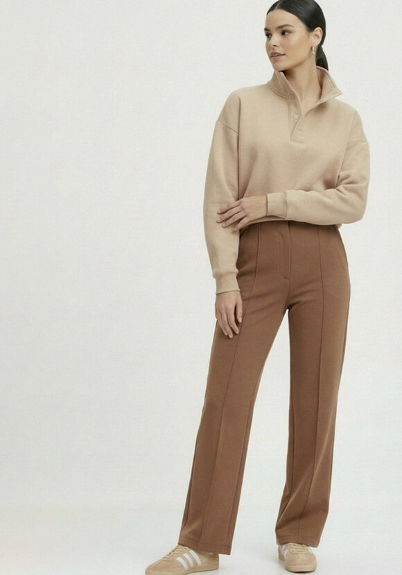 Брюки прямые с стрелками шир.  580, рис. 14