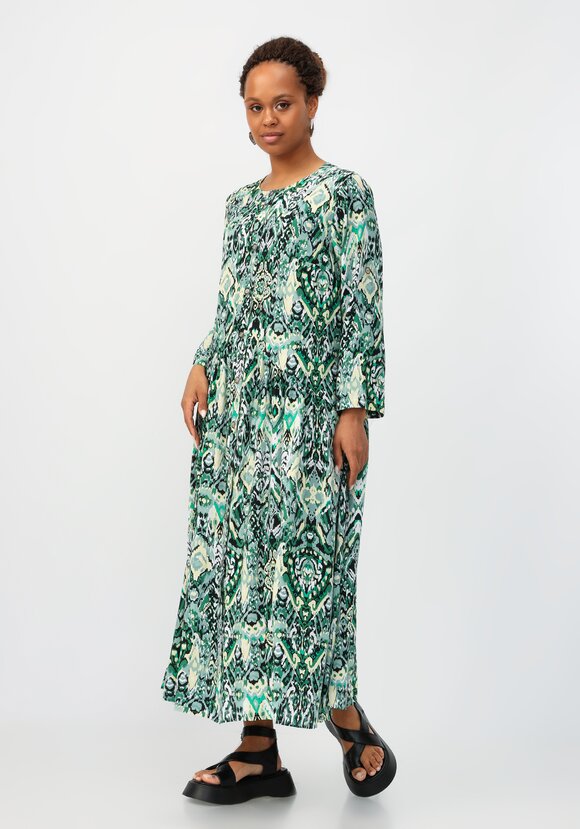 Платье с цветочным принтом свободного кроя шир.  580, рис. 8