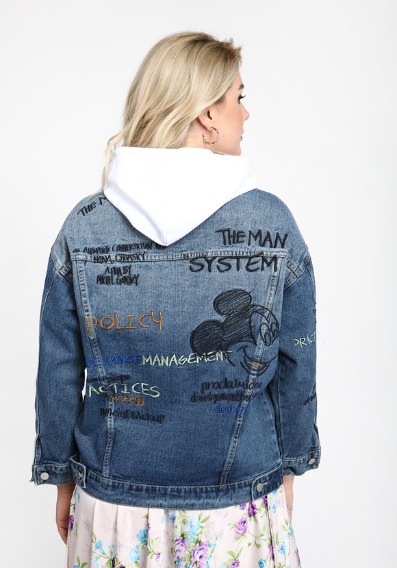 Куртка Яркий принт шир.  580, рис. 14