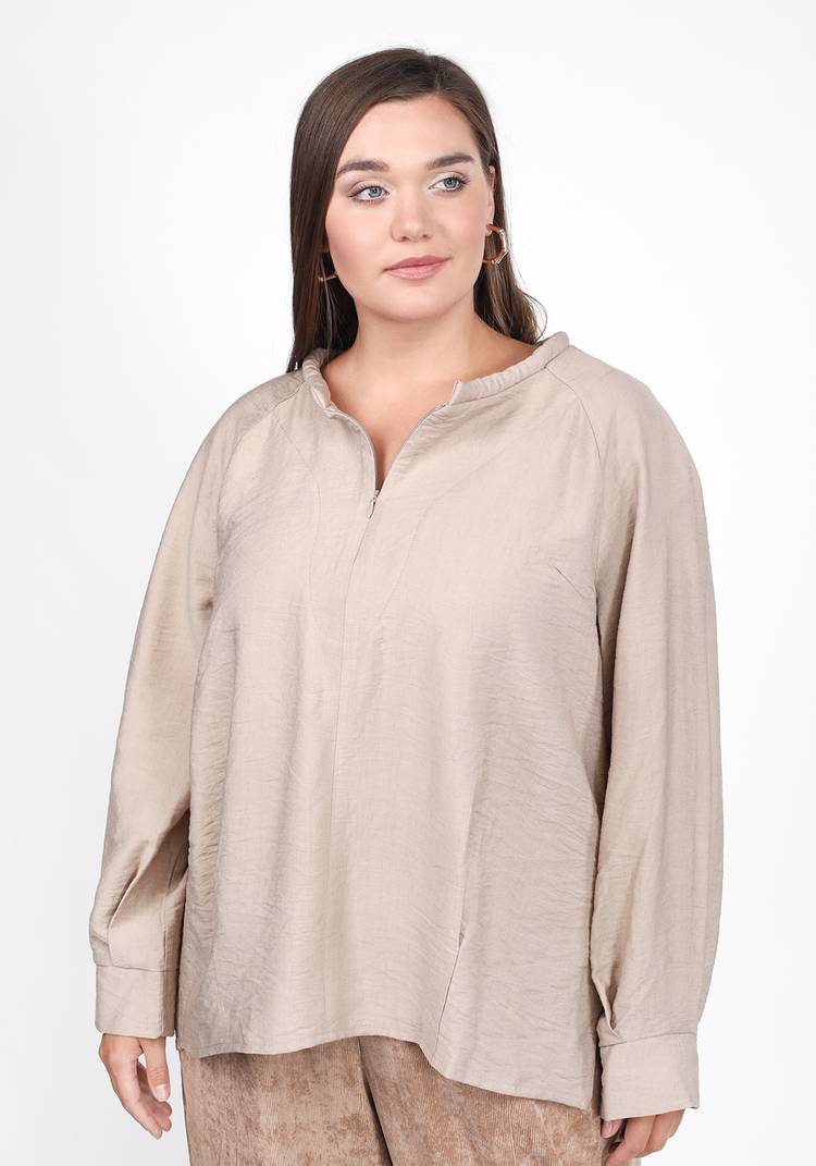 Блуза свободного силуэта с рукавом реглан шир.  750, рис. 5