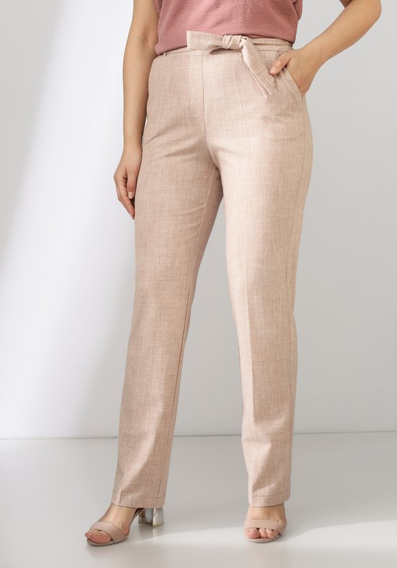 Брюки классические на широкой резинке шир.  580, рис. 16