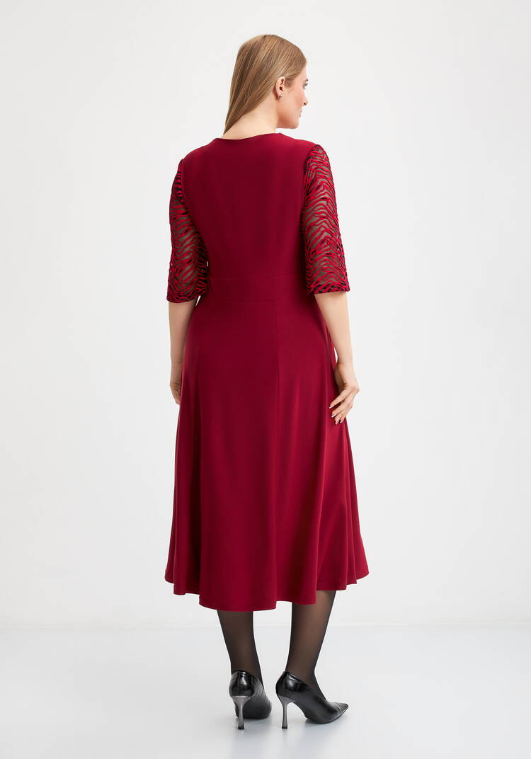 Платье Мальвина с отделкой из кружева шир.  750, рис. 3