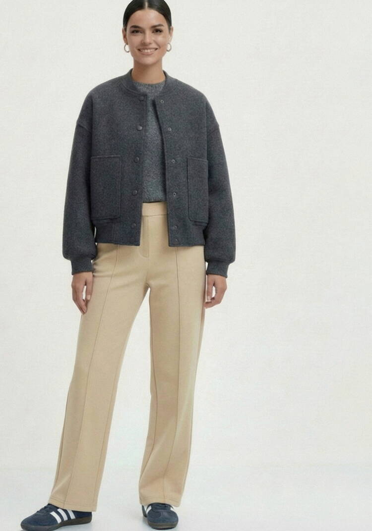 Брюки прямые cо стрелками шир.  750, рис. 23