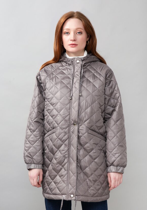 Куртка женская оверсайз с капюшоном шир.  580, рис. 4