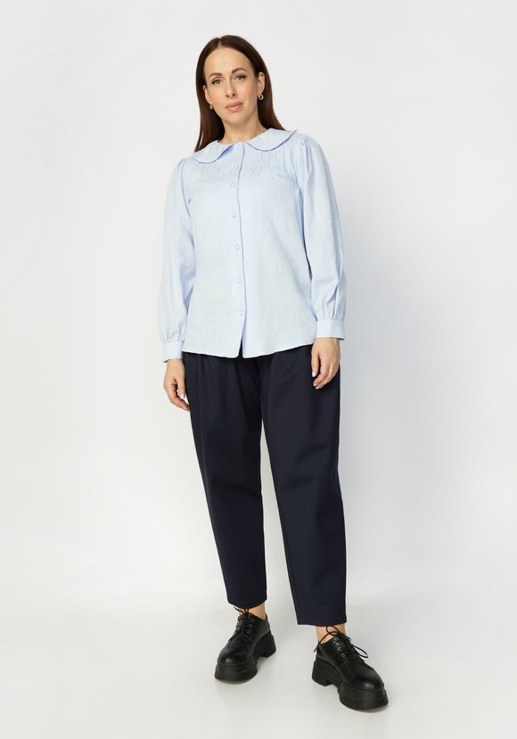 Брюки женские бананы свободного кроя шир.  580, рис. 16