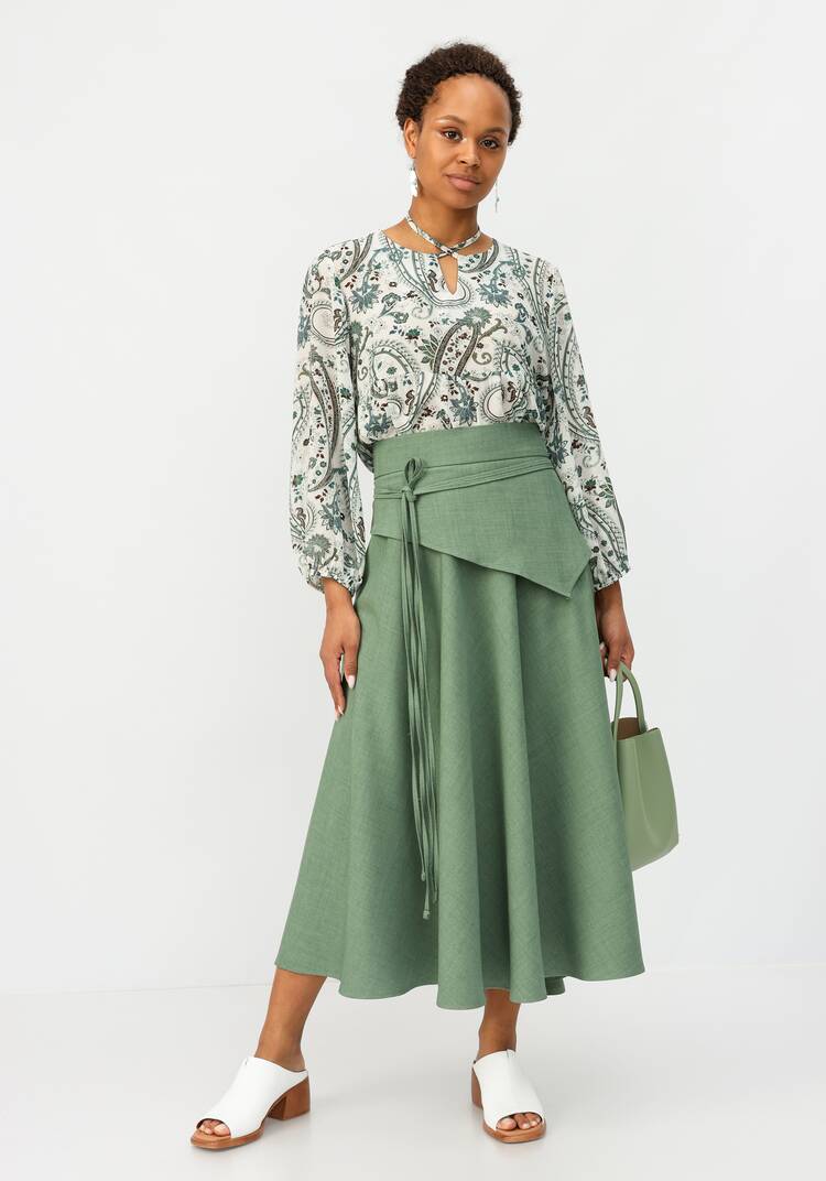 Юбка полусолнце шир.  750, рис. 14