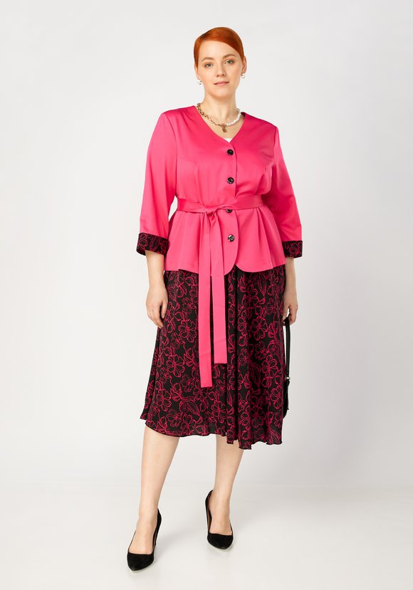 Комплект: пиджак с юбкой шир.  580, рис. 6