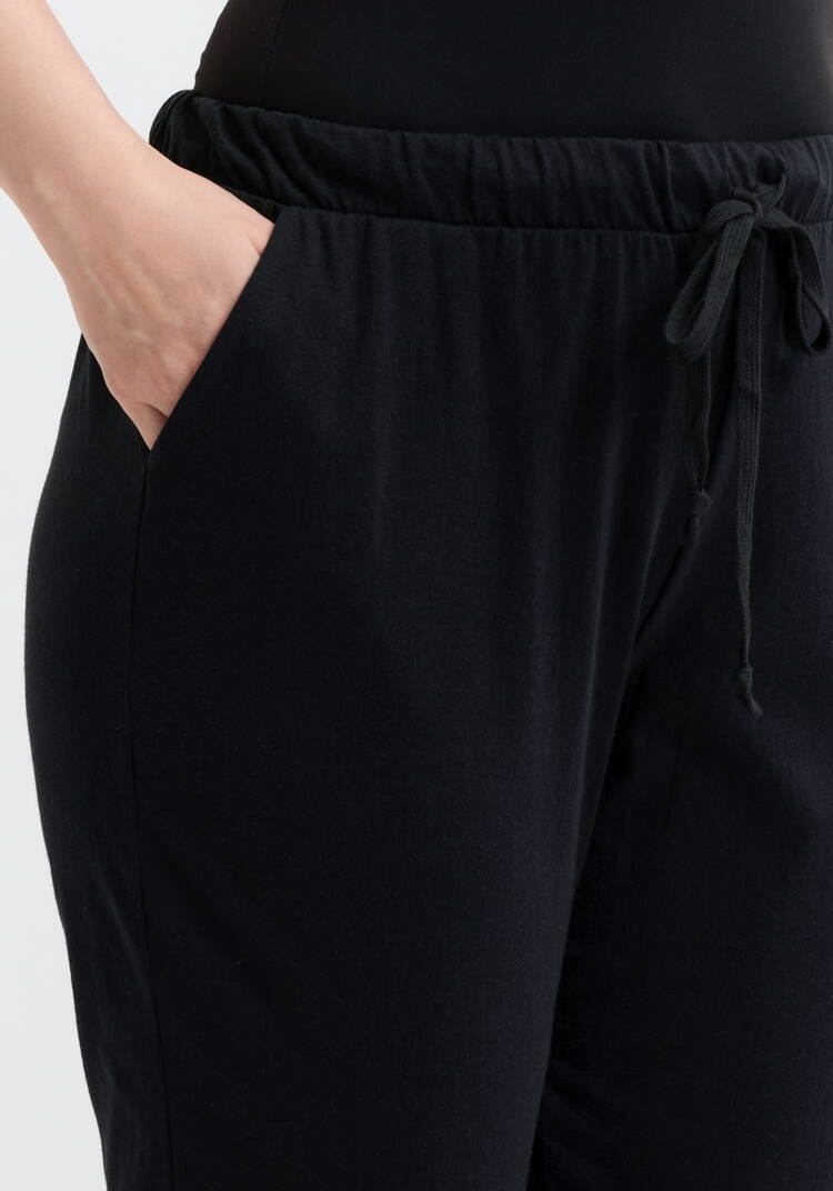 Бриджи трикотажные с поясом на кулиске шир.  750, рис. 25