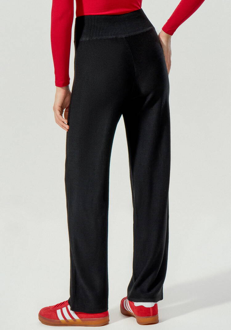 Брюки прямые вязаные со стрелкой шир.  750, рис. 11