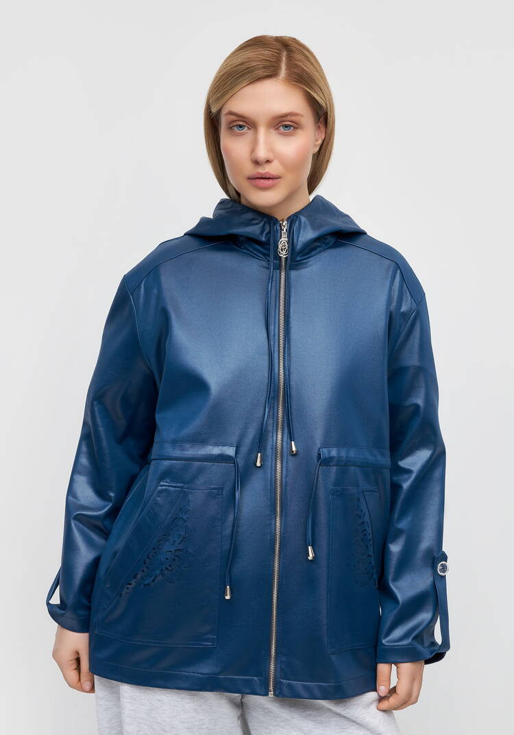 Ветровка с ажурным узором на карманах шир.  750, рис. 33