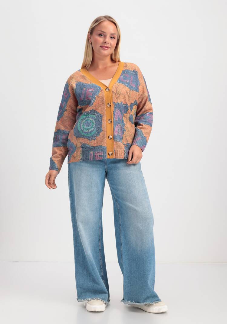 Кардиган на пуговицах Вивьен шир.  750, рис. 13