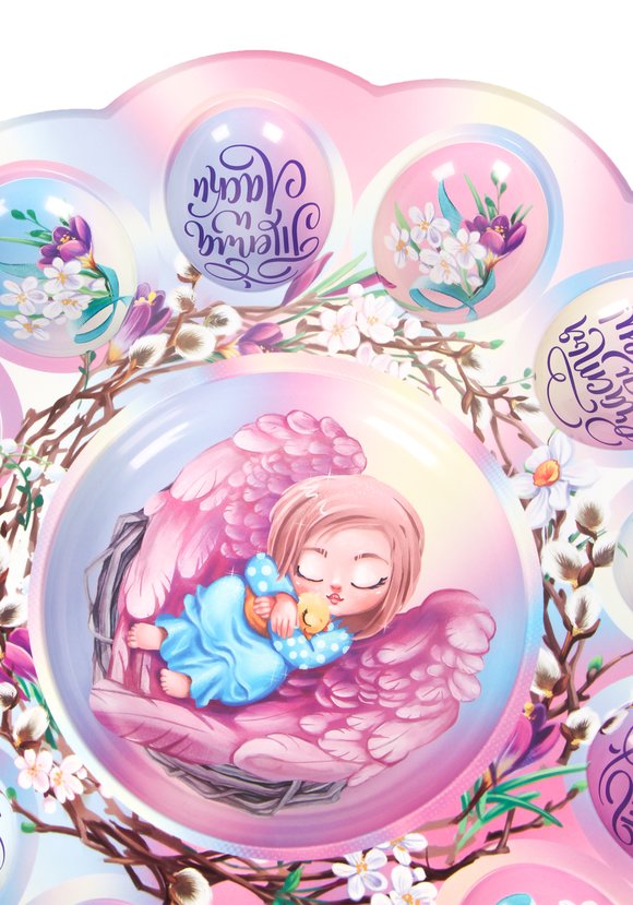 Пасхальная подставка для яиц и кулича шир.  580, рис. 9