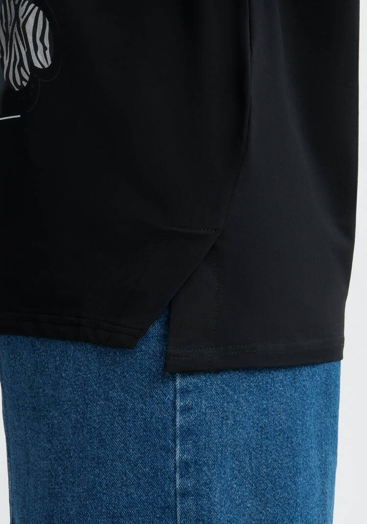 Блуза с принтом Сердца шир.  750, рис. 29