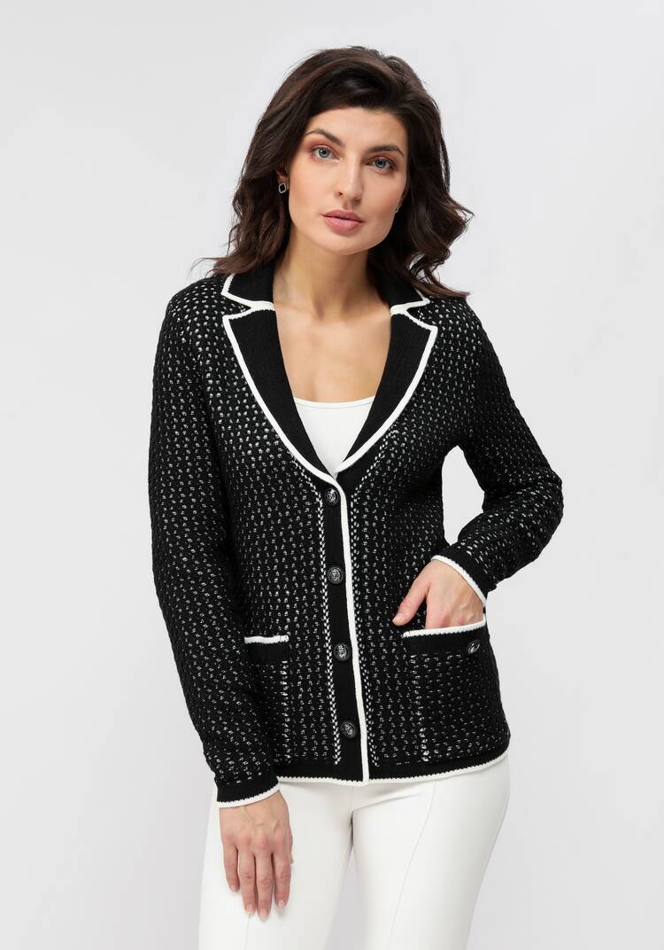 Пиджак с воротником и накладными карманами шир.  750, рис. 16