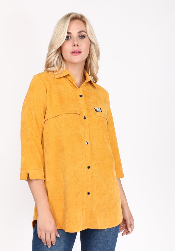 Блуза Вельветовая радость шир.  580, рис. 5