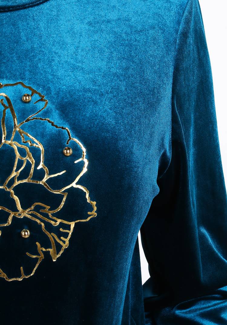 Костюм Бархатный шик шир.  750, рис. 8