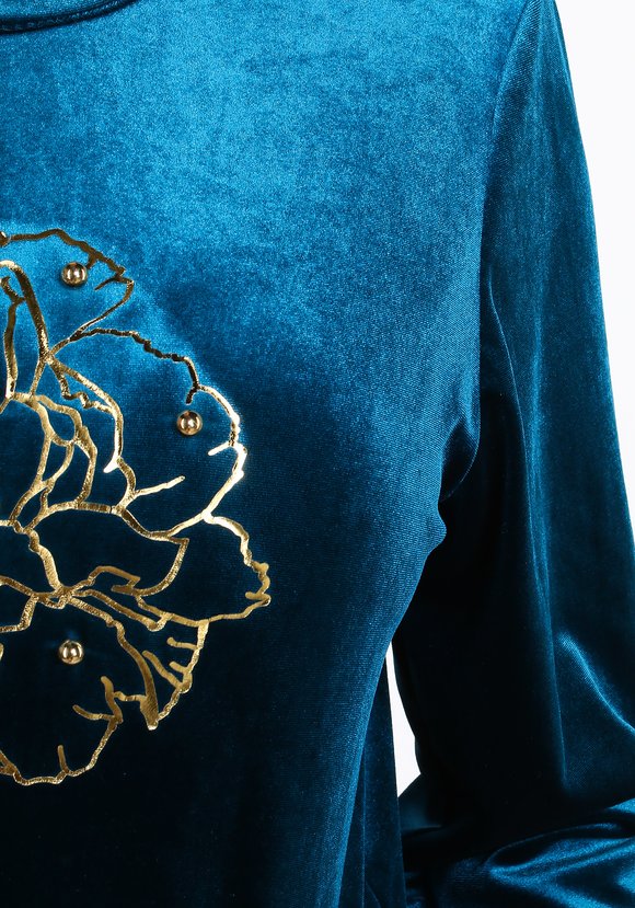 Костюм Бархатный шик шир.  580, рис. 8