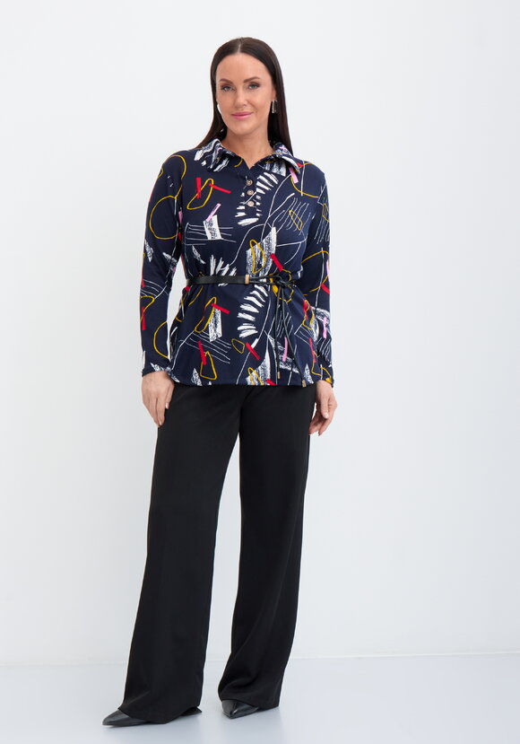 Лонгслив-поло Медея шир.  580, рис. 2