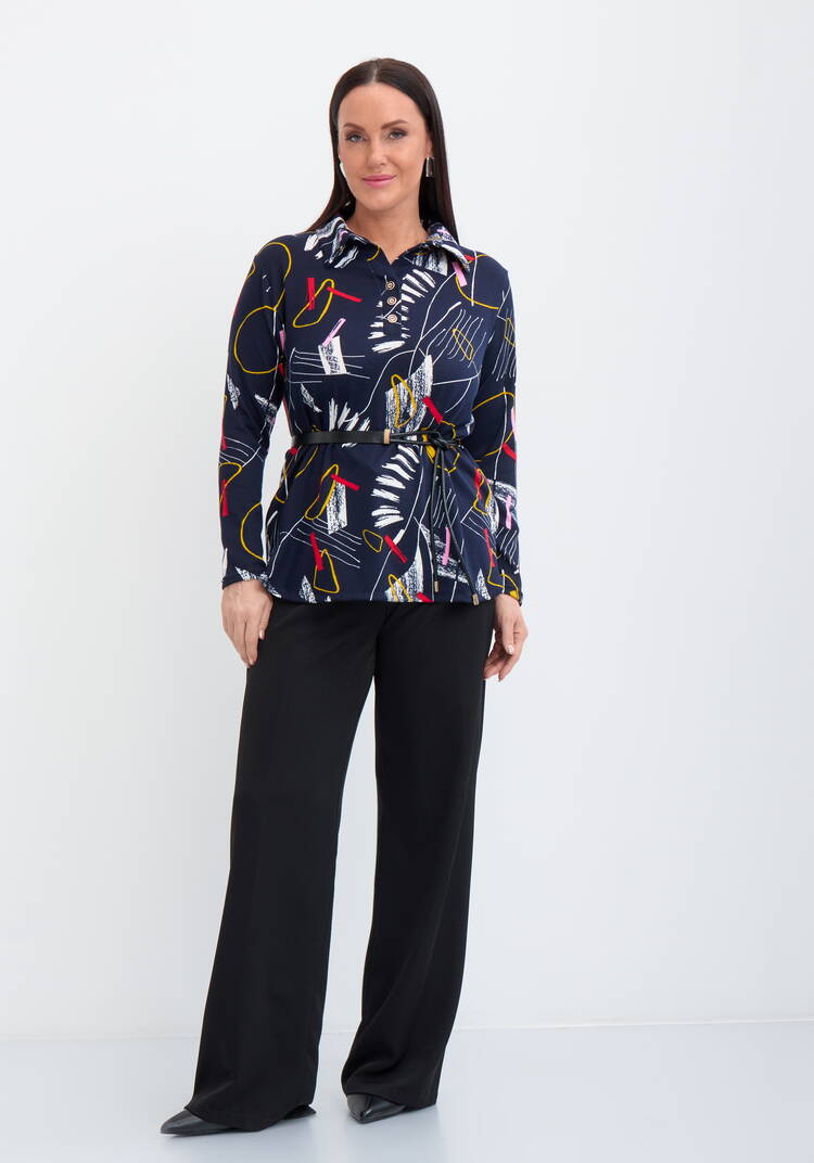 Лонгслив-поло Медея шир.  750, рис. 2