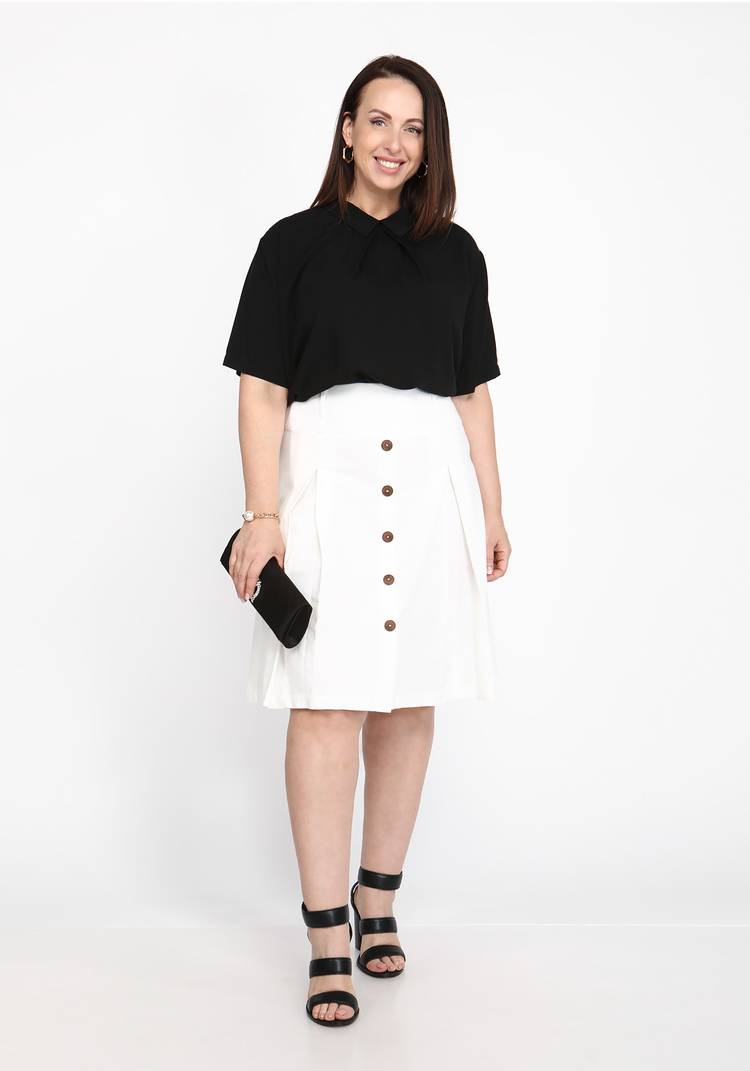 Юбка с встречными складками Поли шир.  750, рис. 15