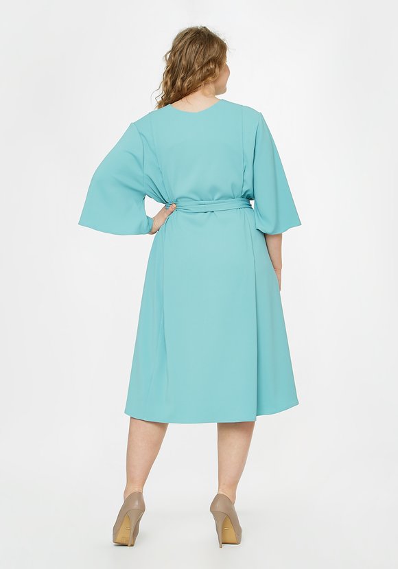 Платье с оригинальными рукавами и V вырезом шир.  580, рис. 2