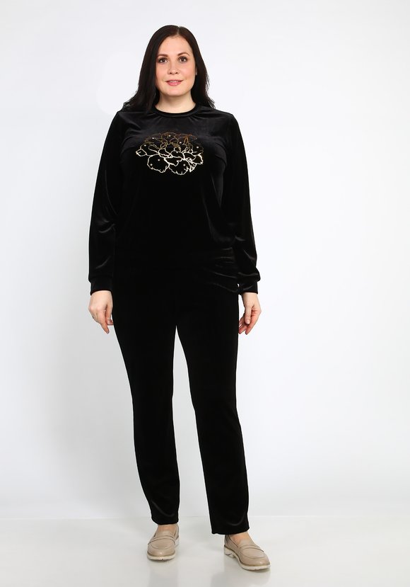 Костюм Бархатный шик шир.  580, рис. 13