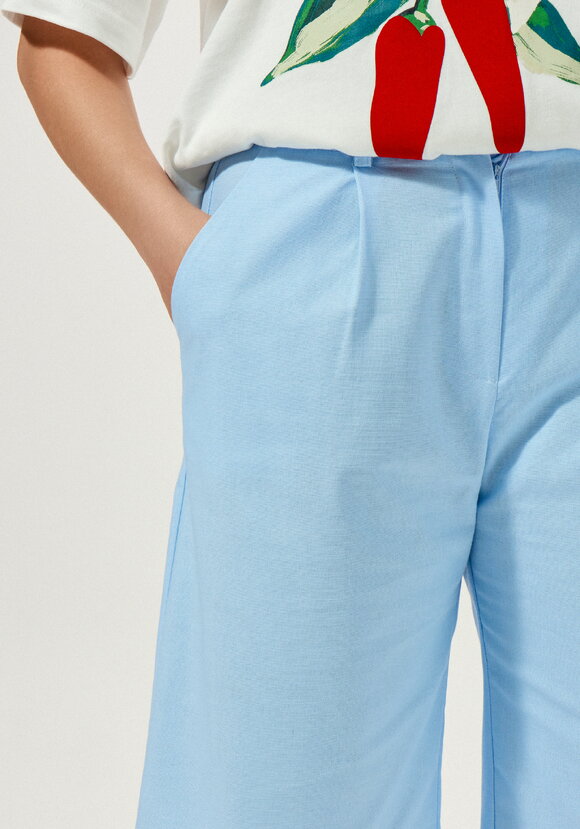 Шорты изо льна свободного кроя шир.  580, рис. 5