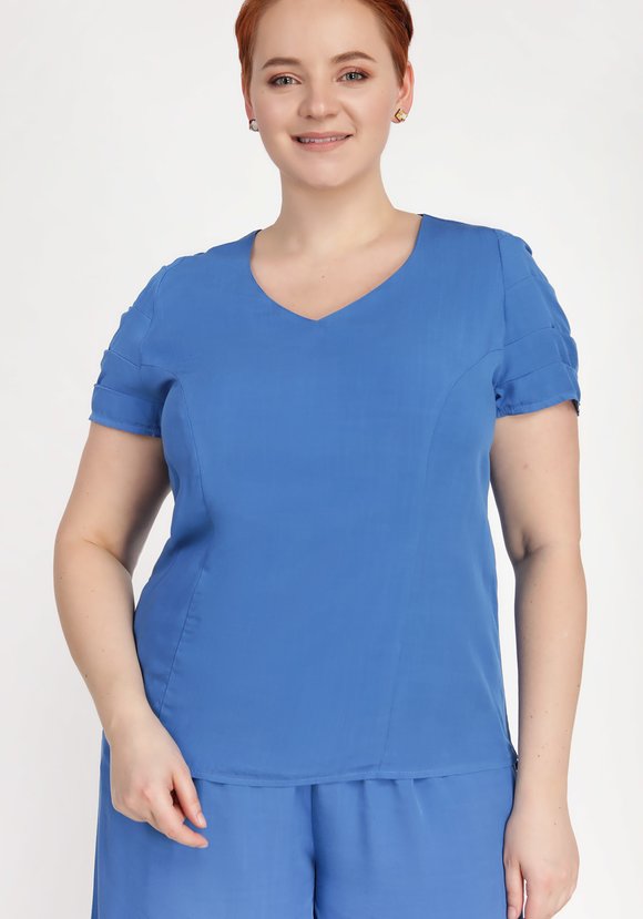 Блуза Пленительная простота шир.  580, рис. 4