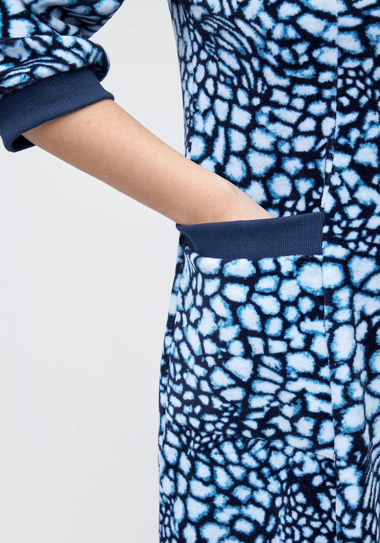 Халат велюровый Регина шир.  750, рис. 5