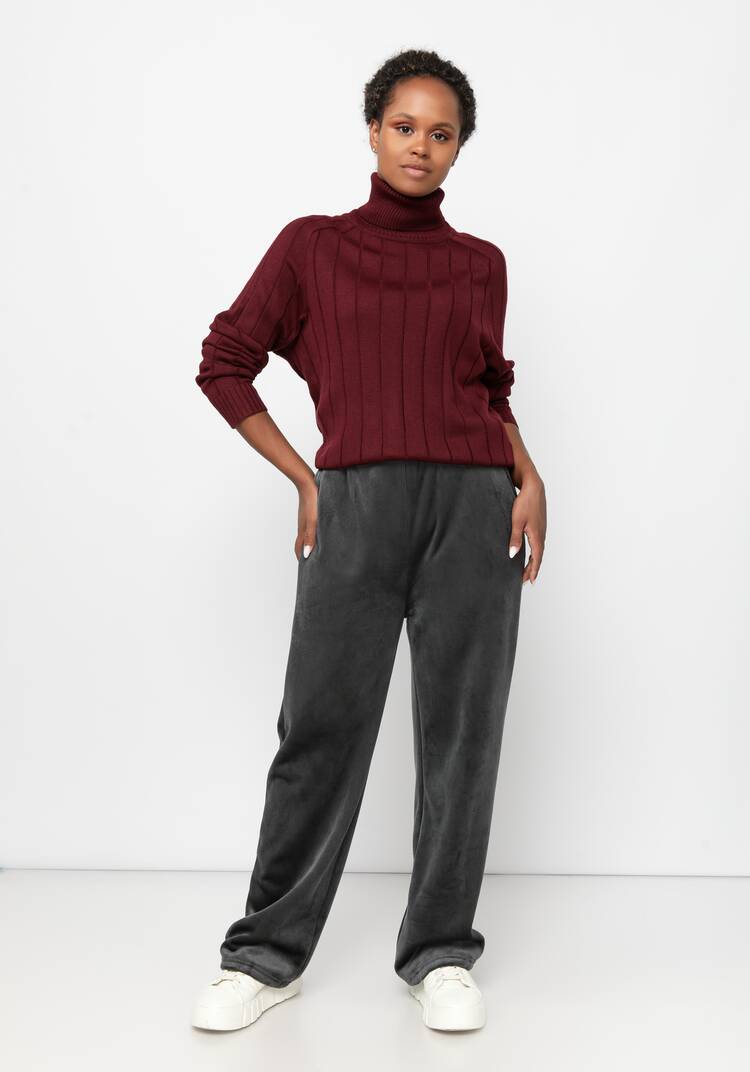 Брюки на меху велюровые Миранда шир.  750, рис. 23