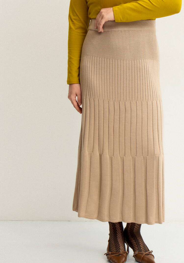 Юбка с фигурными складками шир.  750, рис. 8