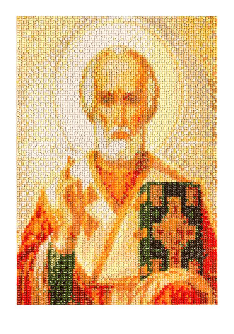 Алмазная мозаика с ликами святых шир.  750, рис. 17