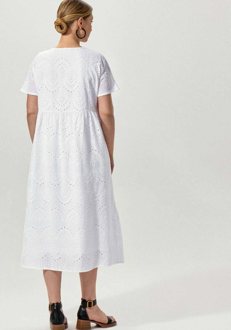 Платье ажурное с цельнокроеным рукавом шир.  750, рис. 3