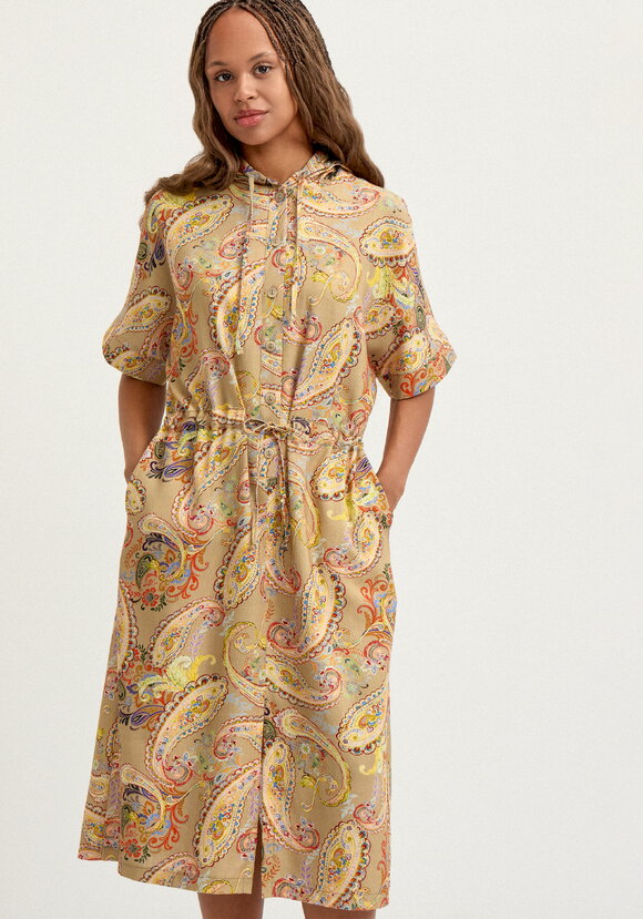 Платье изо льна с капюшоном шир.  580, рис. 2