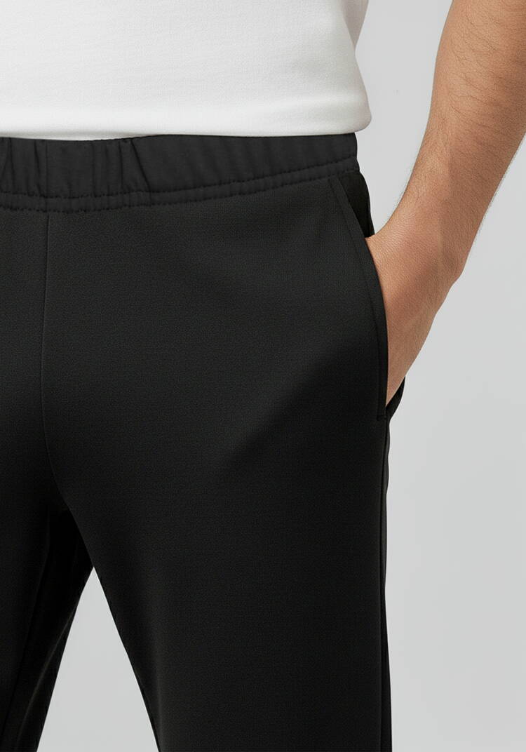 Брюки с цельнокроеным поясом на резинке шир.  750, рис. 11