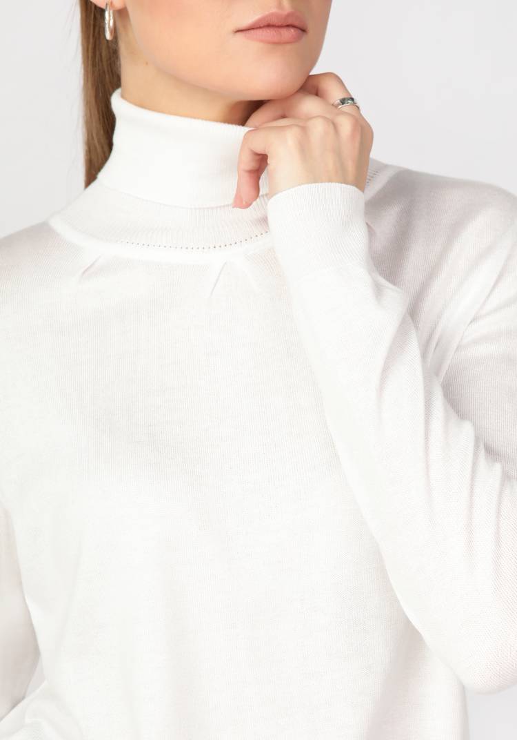 Джемпер женский со складками по полочке шир.  750, рис. 11