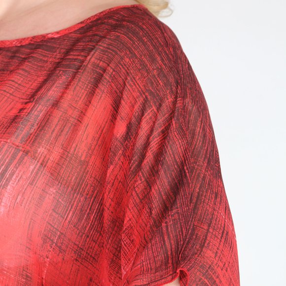 Туника из шифона с асимметричным низом шир.  580, рис. 7