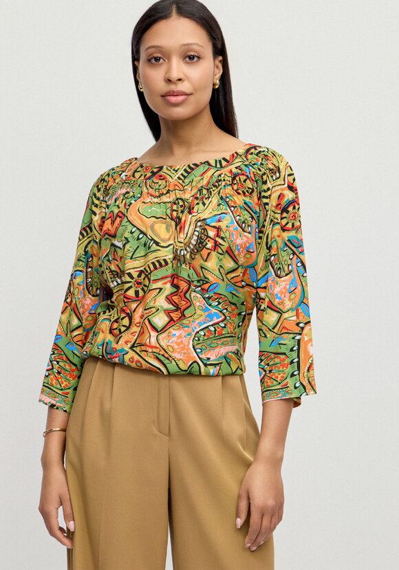 Блуза Мозайка нежности шир.  580, рис. 8