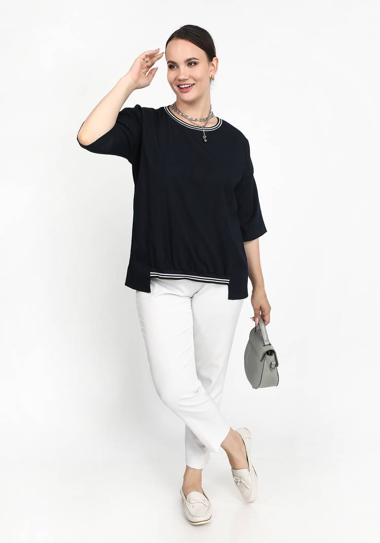 Блуза Спортивный стиль шир.  750, рис. 5