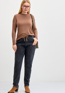 Джинсы на резинке, утепленные Альбина