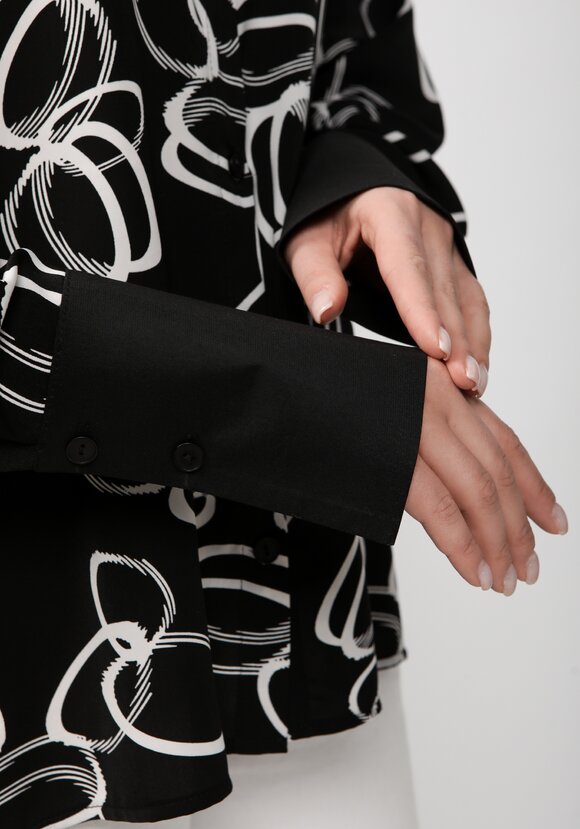 Блуза комбинированная со спущенным рукавом шир.  580, рис. 13