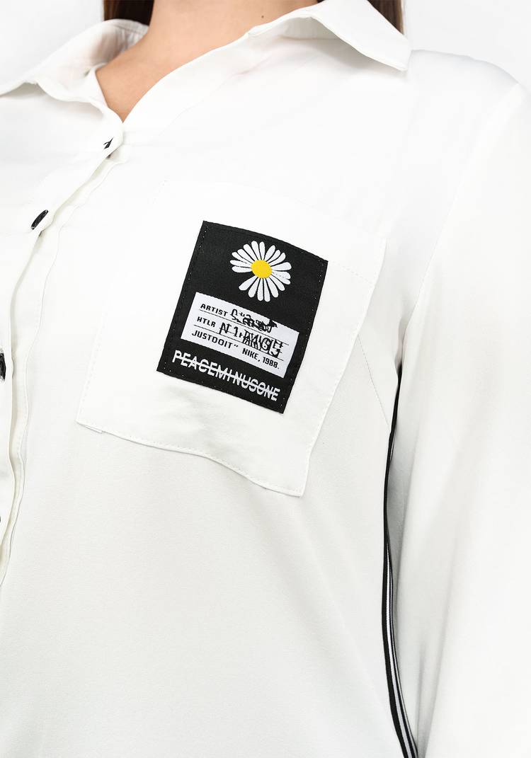 Блуза Строгий взгляд шир.  750, рис. 8