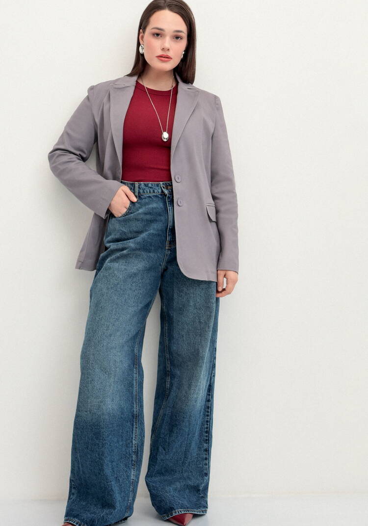 Пиджак из джинсы с карманами шир.  750, рис. 10