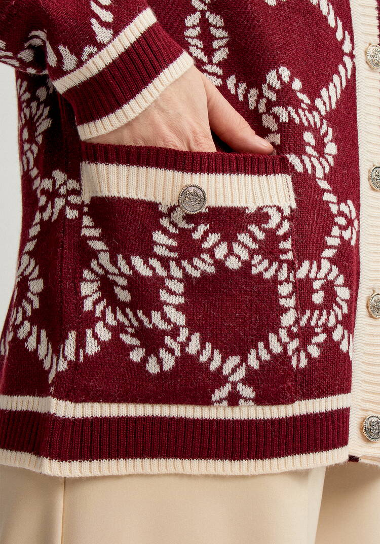 Кардиган женский удлиненный с карманами шир.  750, рис. 11