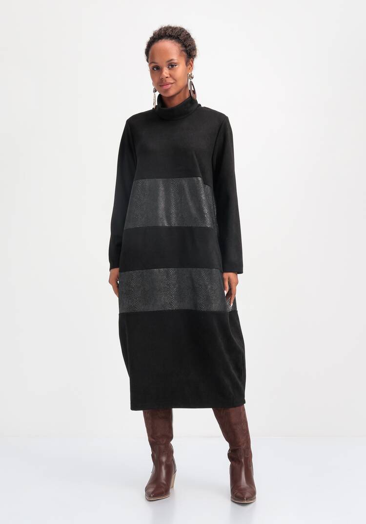 Платье с декоративными вставками шир.  750, рис. 19