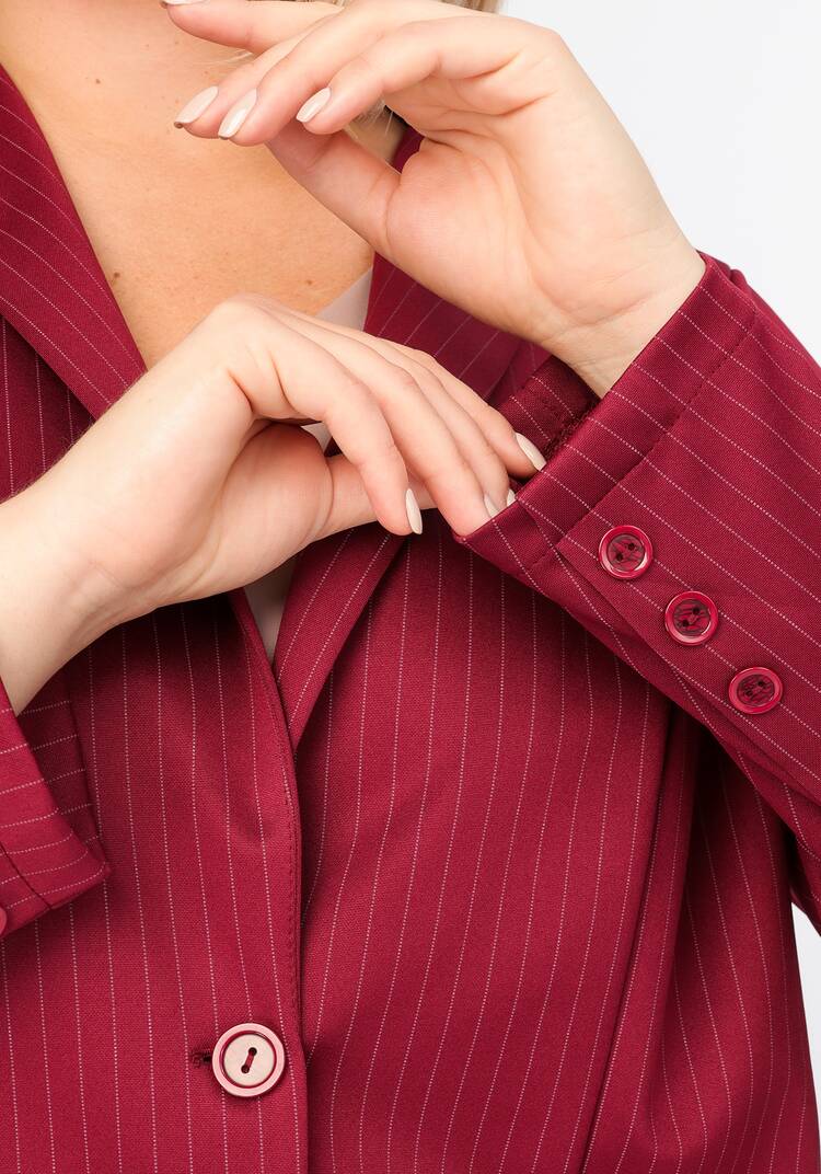 Пиджак однобортный в полоску шир.  750, рис. 6