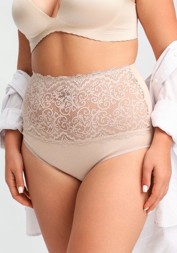 Трусы женские с высокой талией Кружевной восторг шир.  580, рис. 16